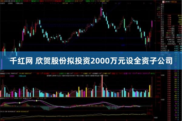 千红网 欣贺股份拟投资2000万元设全资子公司